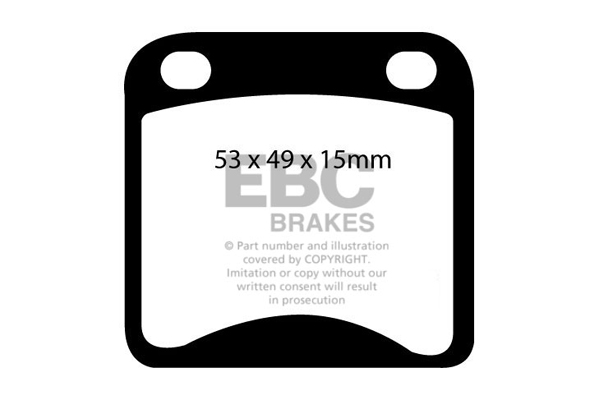 CALÇOS / PASTILHAS TRAVÃO EBC ULTIMAX HONDA DP158