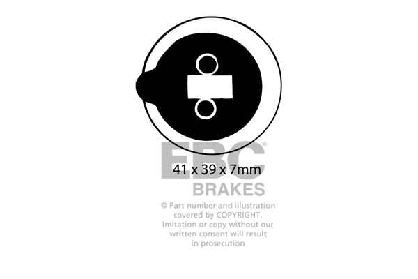 CALÇOS / PASTILHAS TRAVÃO EBC ULTIMAX CITROEN DP248