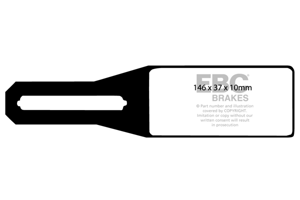 CALÇOS / PASTILHAS TRAVÃO EBC ULTIMAX CITROEN DP465