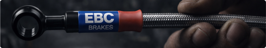 TUBOS TRAVÃO MALHA AÇO EBC BRAKES